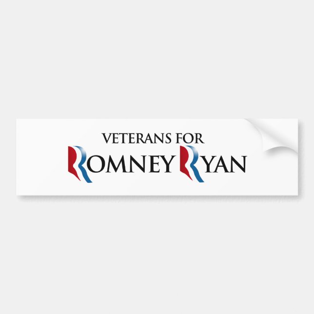 VETERAN FÖR ROMNEY RYAN.png Bildekal (Framsidan)