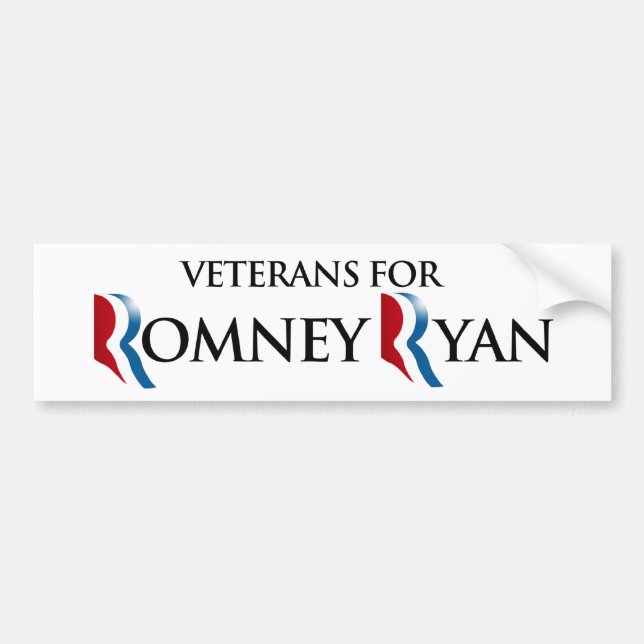 VETERAN FÖR ROMNEY RYAN.png Bildekal (Framsidan)
