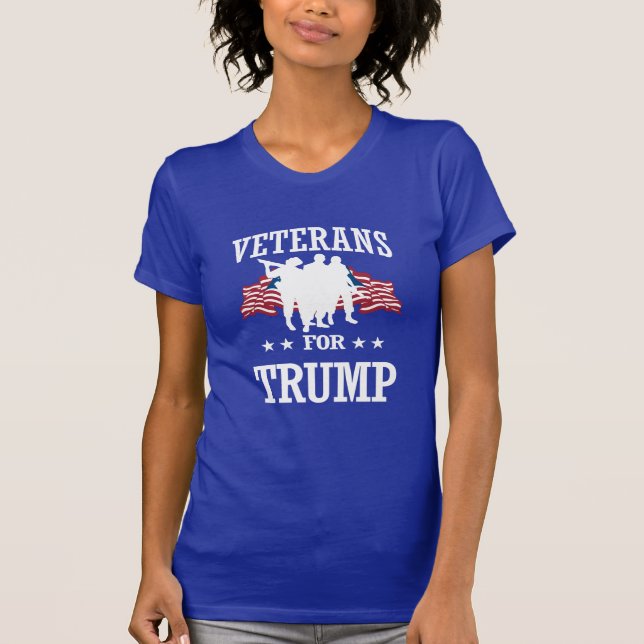 VETERAN FÖR TRUMF T SHIRT (Framsida)