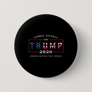 Veteran for Trump 2020&# - Behålla vår militära s Knapp