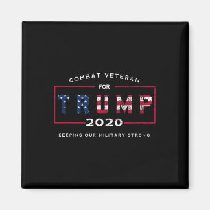 Veteran for Trump 2020&#; - Behålla vår militära s Magnet