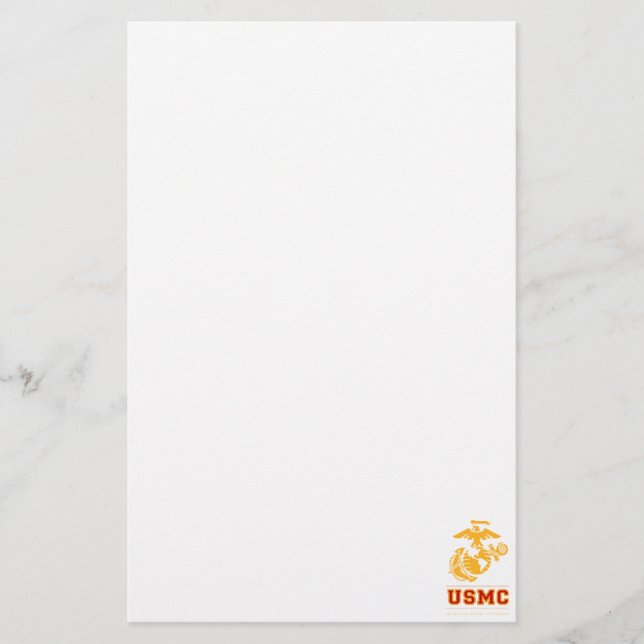 Veteran för USMC Afghanistan Brevpapper (Framsida)