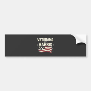 Veteran för valet till Harris Kamala Harris-armén Bildekal