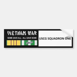 VETERAN FÖR VIETNAMKRIGET FÖR USCG-SKVADRON EN BILDEKAL