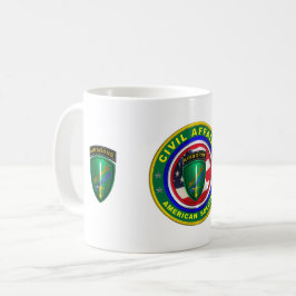 Veteran från civilförsvaret kaffemugg