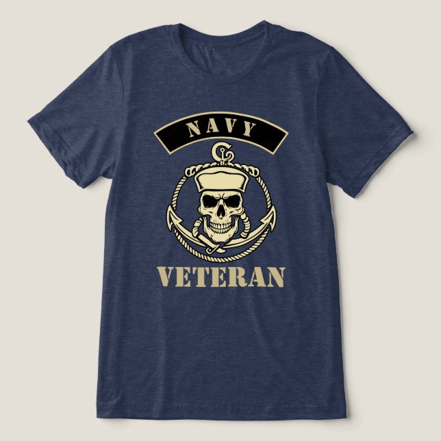Veteran från flottan t shirt (Design Framsida)