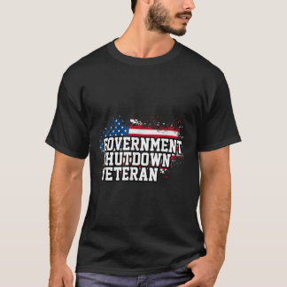 Veteran från regeringsstopp t shirt