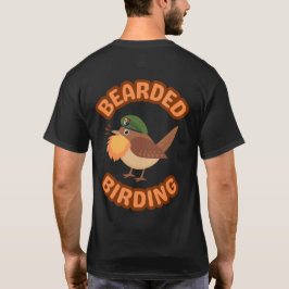 Veteran Grönt Beret Bearded Bird T Shirt