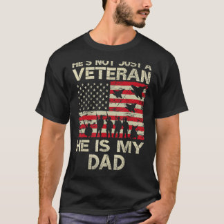 VETERAN, han är min PAPPA-amerikanska veterandag i T Shirt