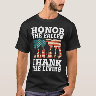 Veteran Honor The Fallen Patriotic Veterans Day T Shirt