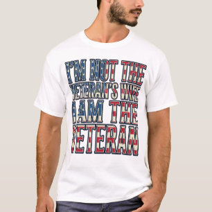 Veteran Hustru Citat Patriotisk Vintage Vektor Des T Shirt
