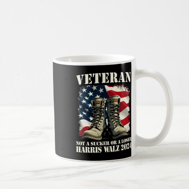 Veteran, inte sugare eller Loser Harris Wheimer 20 Kaffemugg (Höger)