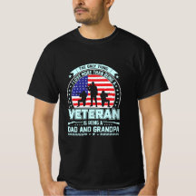 Veteran Is a Pappa och Grandpa USA Veterans Day