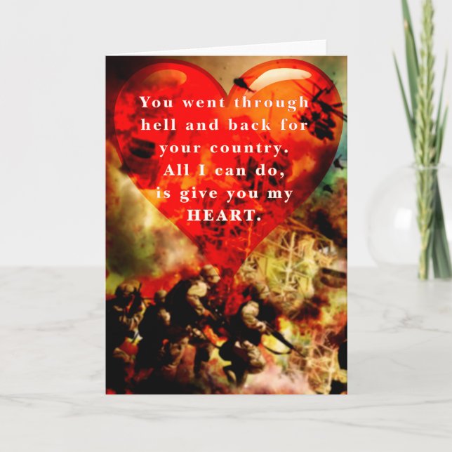 Veteran Kärlek Helgkort (Framsida)