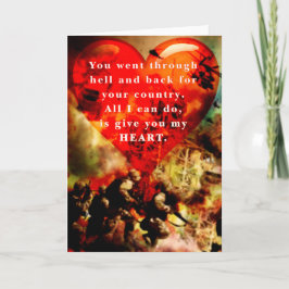 Veteran Kärlek Helgkort