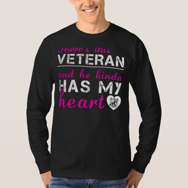 Veteran Kärlek: Kinda har mitt hjärta T-Shirt (Framsida)