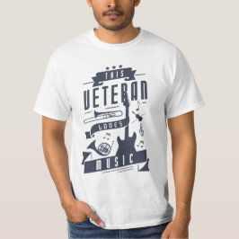 Veteran Kärlek Music T Shirt