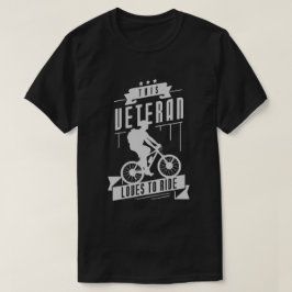 Veteran Kärlek till Ride Bike T Shirt