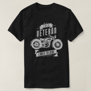 Veteran Kärlek to Ride T Shirt