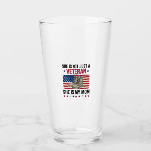 Veteran Mamma Patriotisk Militärstövlar Tröja Desi Glaskopp