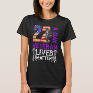 Veteran Matter Suicide Awareness Veteran 22 Dag US T Shirt