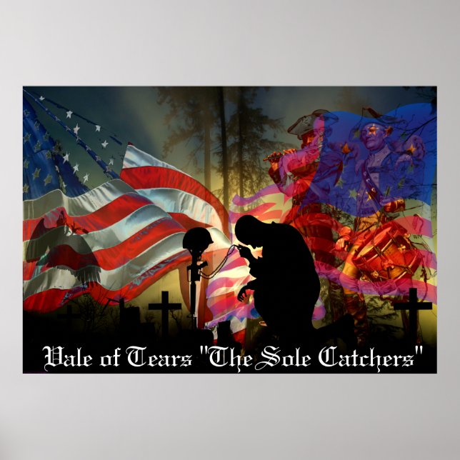 Veteran Memorial Vale of Tårar minnesstund Poster (Framsidan)