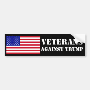 Veteran mot trumf bildekal