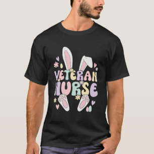 Veteran Nurse Påskhare Veteran Nursing Påsk T Shirt