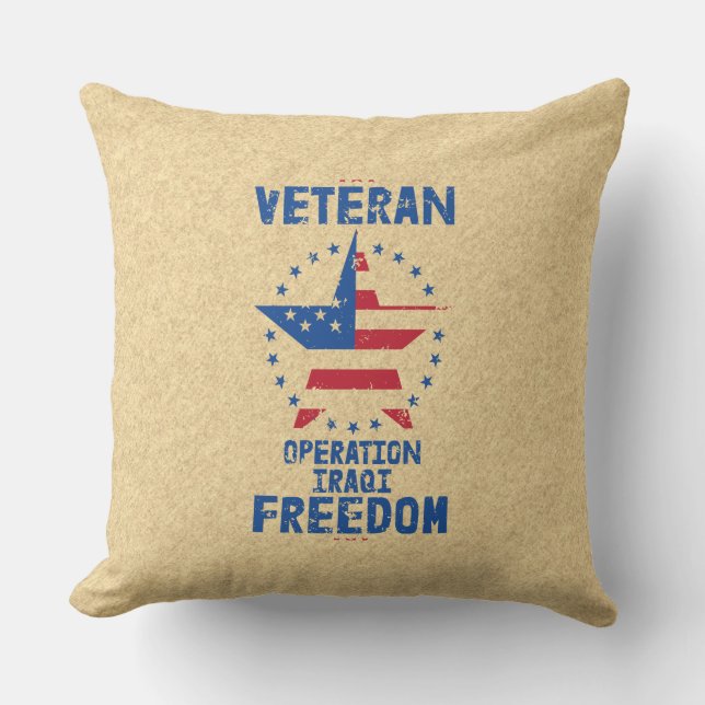 Veteran- Operation Iraqi Freedom Kudde (Framsida)