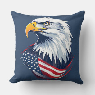 Veteran Örnpresent – Amerikansk flaggdesign Kudde