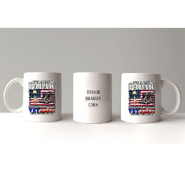 Veteran Pappa Papaw Inget Skrämmer mig Anpassade Mugg