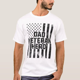 Veteran Pappa, Tack veteraner, militärobatongen U T Shirt