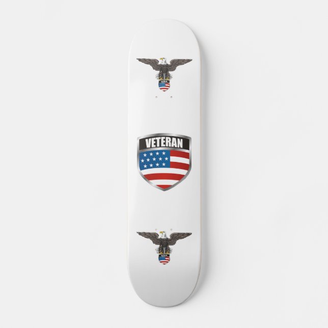 Veteran Patriotic Skateboard (Framsida)