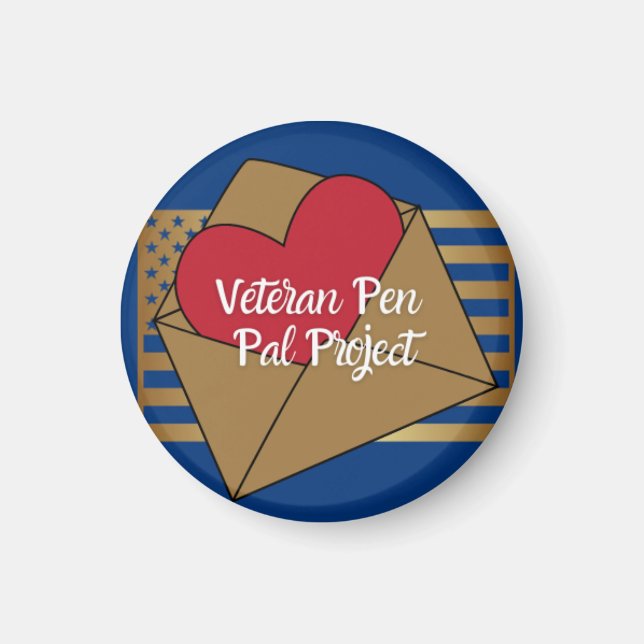 Veteran Pen Pal Magnet (Framsidan)