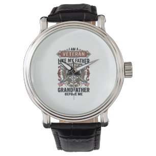 Veteran som min far farfar före mig Desig Armbandsur