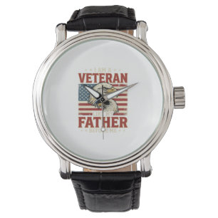 Veteran som min far före mig Eagle T-Shirt_1 Armbandsur