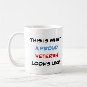 veteran, stolt kaffemugg