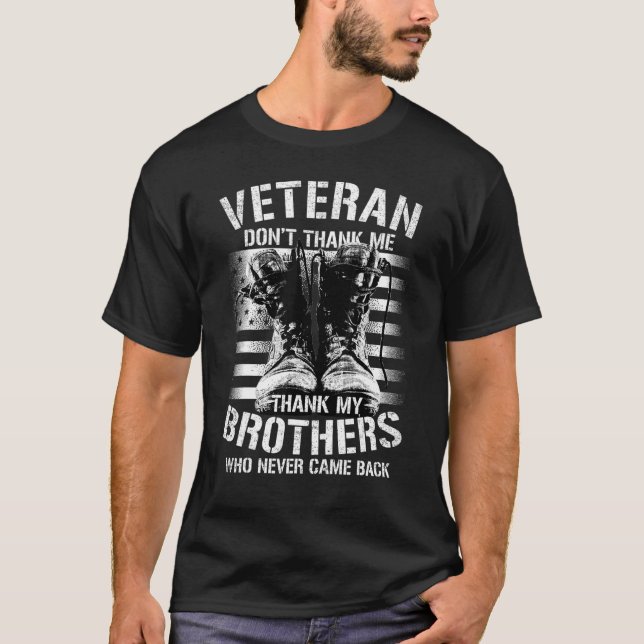 Veteran, tack inte till mina bröder som aldrig har t shirt (Framsida)