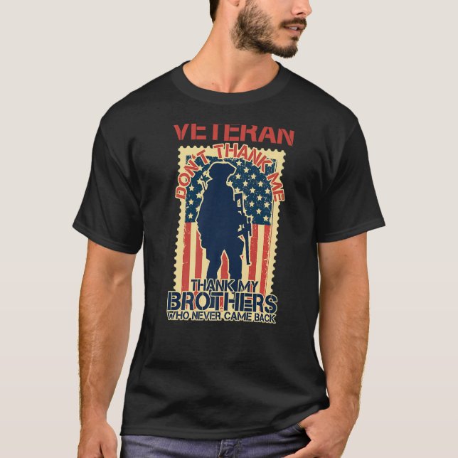 Veteran, tack inte till mina bröder som aldrig har t shirt (Framsida)