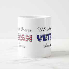 Veteran US Armed Forces militära Vet Jumbo Mugg