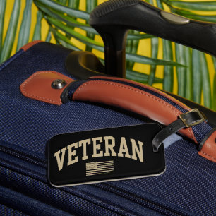 Veteran Veterans Day USA United States Amerikansk Bagagebricka