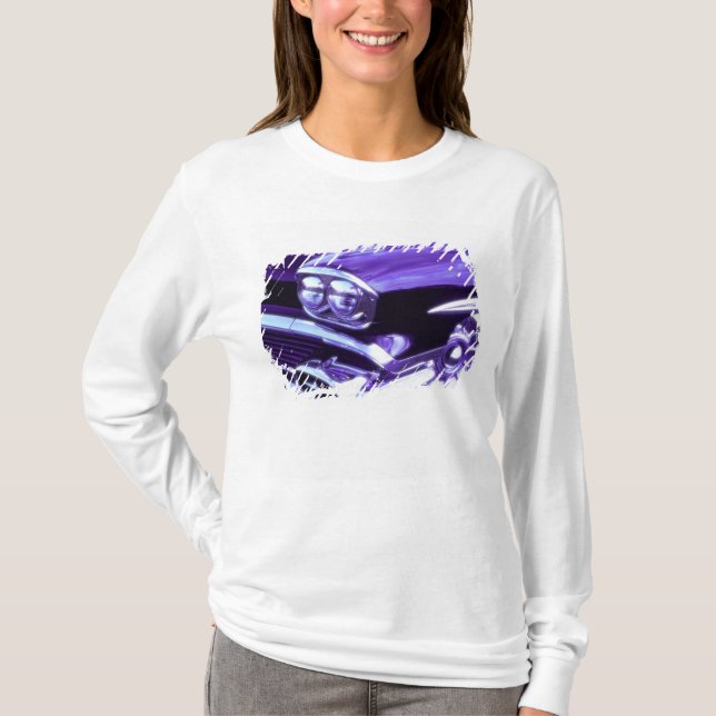 Veteranbil: 1958 Chevrolet T Shirt (Framsida)