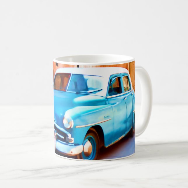 Veteranbil - Kuba Kaffemugg (Framsida höger)
