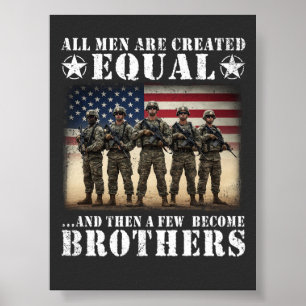 Veteranbröder Militär Brödraskap Patriotisk Poster
