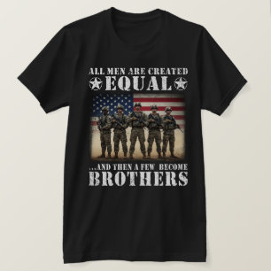 Veteranbröder Militär Brödraskap Patriotisk T Shirt