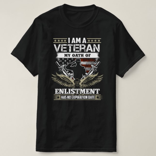 veterandag t shirt (Design framsida)