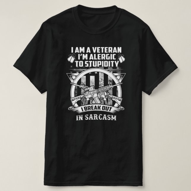 veterandag t shirt (Design framsida)