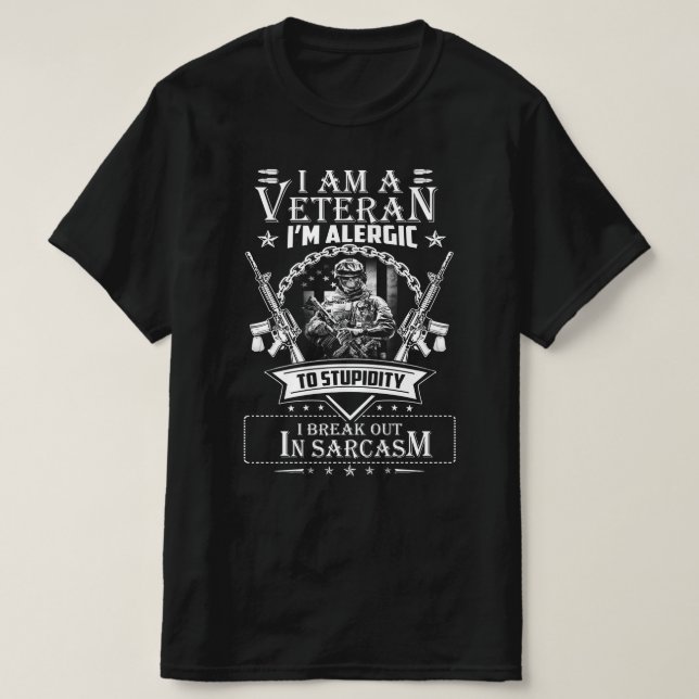 veterandag t shirt (Design framsida)