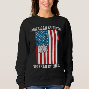 Veterandagen Amerikan född veteran genom val U T Shirt
