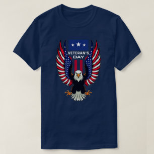 Veterandagen Amerikansk Örn T Shirt